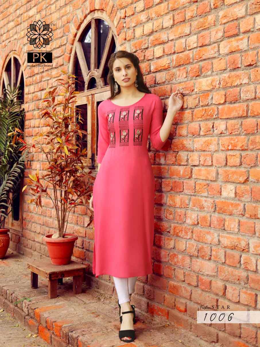 Fashion Star Vol-1 Rayon Designer Kurtis Collection Fashion Star Vol-1 Rayon Designer Kurtis Collection